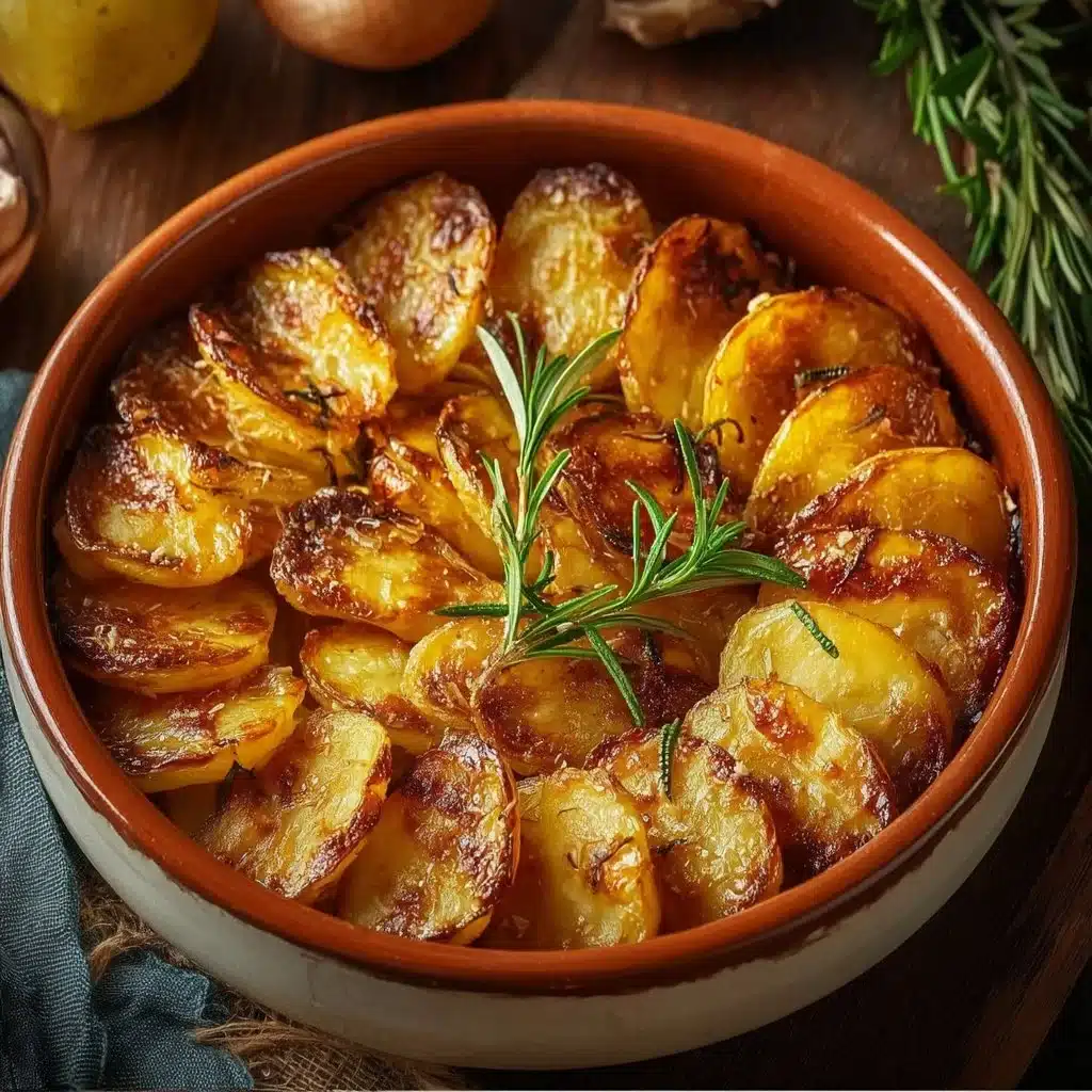 Pommes de Terre Dorées au Four : croustillantes et fondantes, une délicieuse recette.