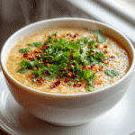 Soupe de lentilles au lait de coco – recette crémeuse et épicée