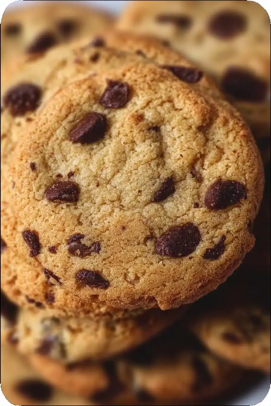 Cookies chocolatés croquants avec morceaux de chocolat
