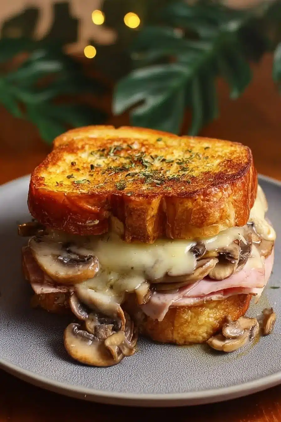 Croque-Monsieur Gourmand aux Champignons, une recette savoureuse et gourmande