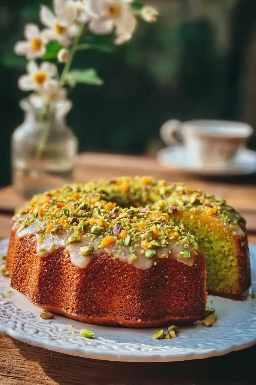Fondant Pistache et Fleur d'Oranger, un dessert moelleux et savoureux