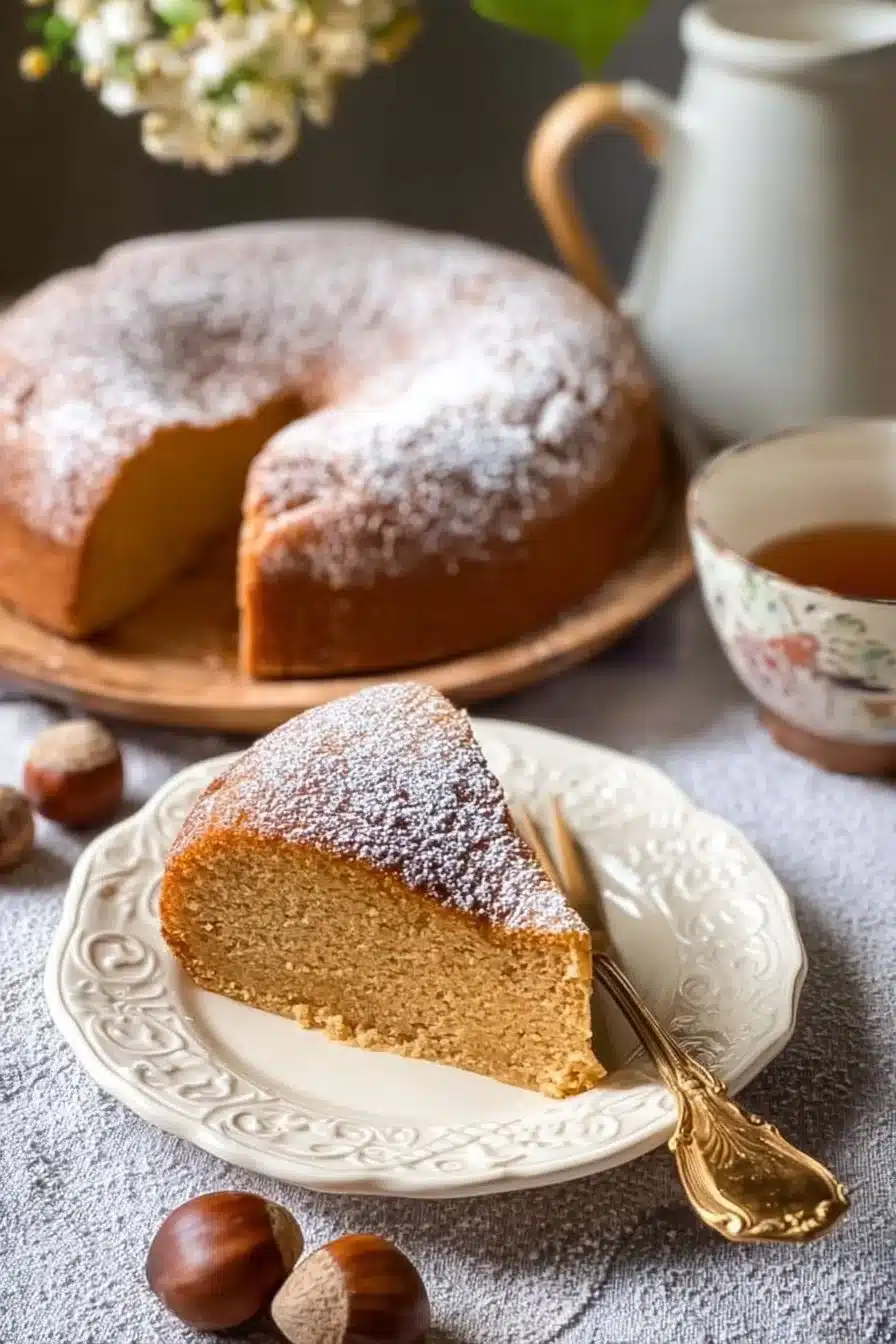 Moelleux à la Crème de Marrons, un gâteau savoureux et moelleux aux marrons.