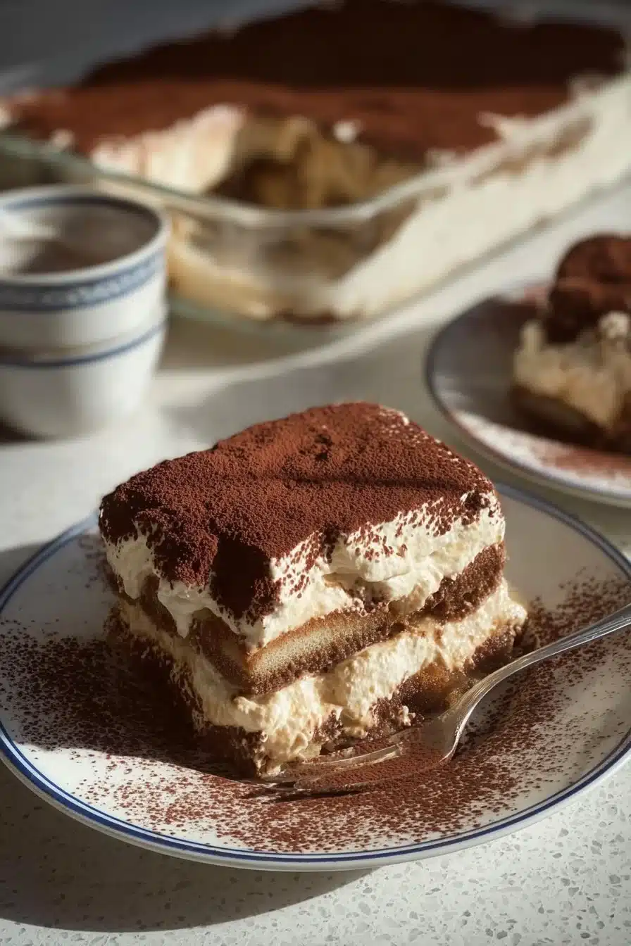 Tiramisu protéiné, un dessert savoureux et nutritif à base de café et mascarpone