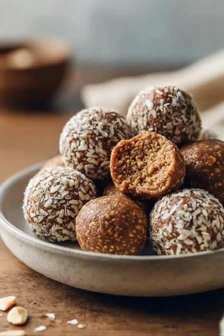 Boules Gourmandes au Beurre de Cacahuète prêtes à déguster